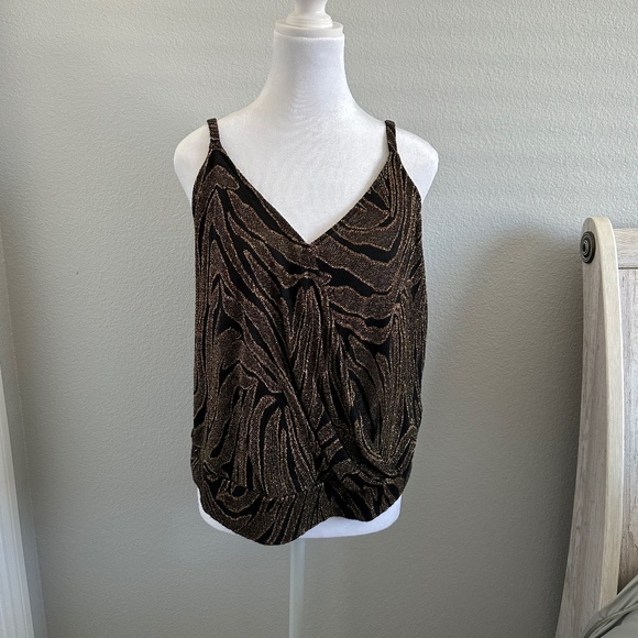 Blouses Cache Black & Gold size Medium - Picture 1 of 3